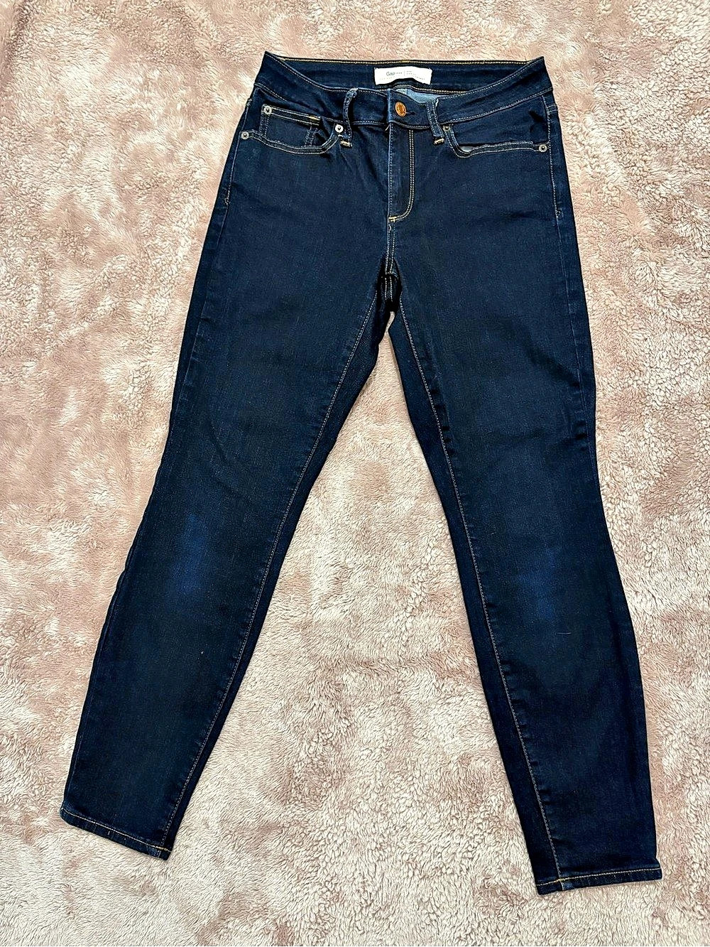 Gap 1969 Curvy True Skinny Jeans Blue Waist 29R